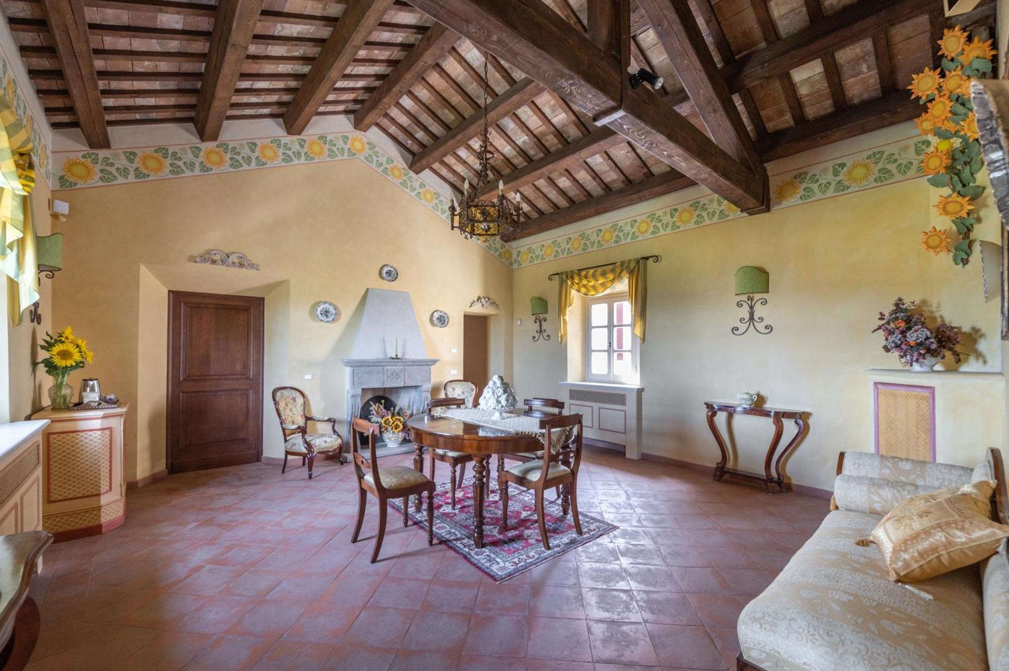 Bed and Breakfast Palazzo Del Poggiano Поджо-Берни Экстерьер фото